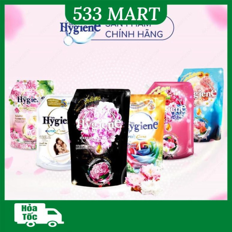 [TÚI 1150ML] Nước xả vải Hygiene Thái Lan đậm đặc lưu hương lâu hơn túi 1150ml