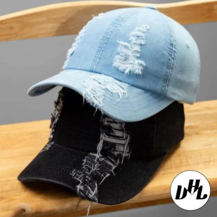 Nón Jean Thời Phong Cách Rách Tưa Bụi, Nón Kết Chất Jean Nam Nữ Siêu Đẹp