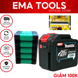 Pin 20 cell Makita, pin đóng 20 cell Mạch 8 mosfet dòng xả cao chân pin phổ thông 4cm Có đèn led báo pin