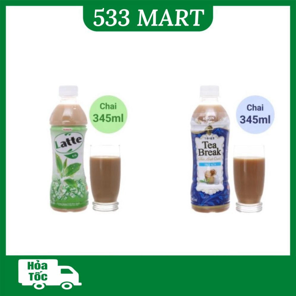 [CHAI LẺ] Trà sữa Kirin Latte/ Tea Break 345ml