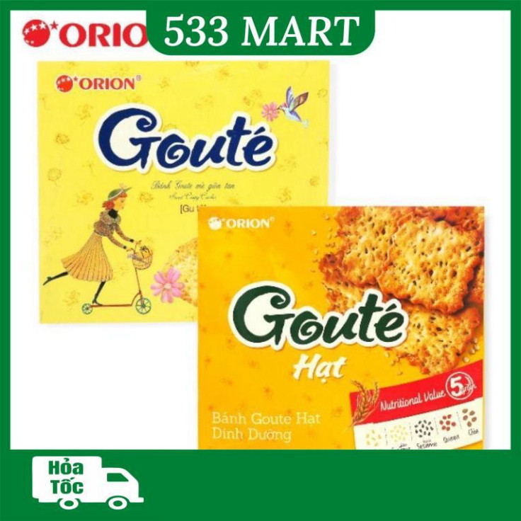 Bánh quy Goute hạt dinh dưỡng hộp 316g
