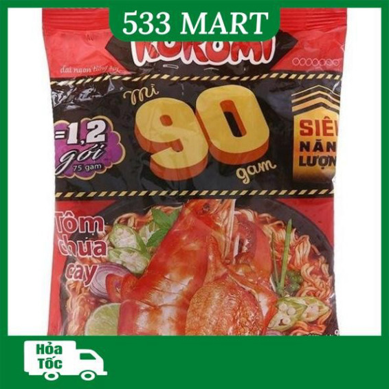 [GÓI LẺ] MÌ KOKOMI 90 TÔM CHUA CAY GÓI 90G