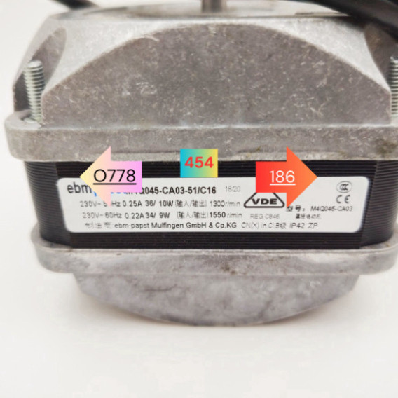 Đức Ebm Động Cơ M4Q045-CA03-51 Quạt Tủ Lạnh 10w36W Động Cơ Tủ Lạnh