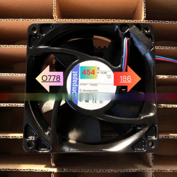 4114 Nhhr 24V 12.5W Quạt Ebmpapst 120*120*38 , Quạt 4114Nhhr