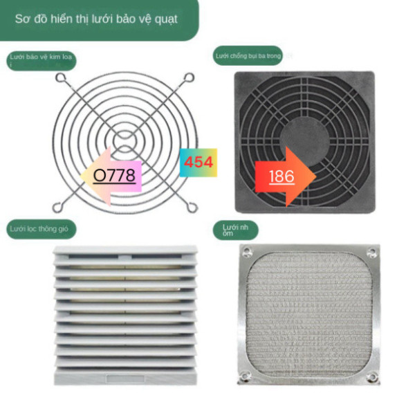 Tủ Pfd9802 Tủ Phân Phối Điện Lưới Lọc Thông Gió Quạt Bảo Vệ IP55 Lưới Chống Bụi