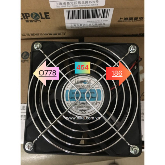 F2E-120S-24 Quạt gió Leipole