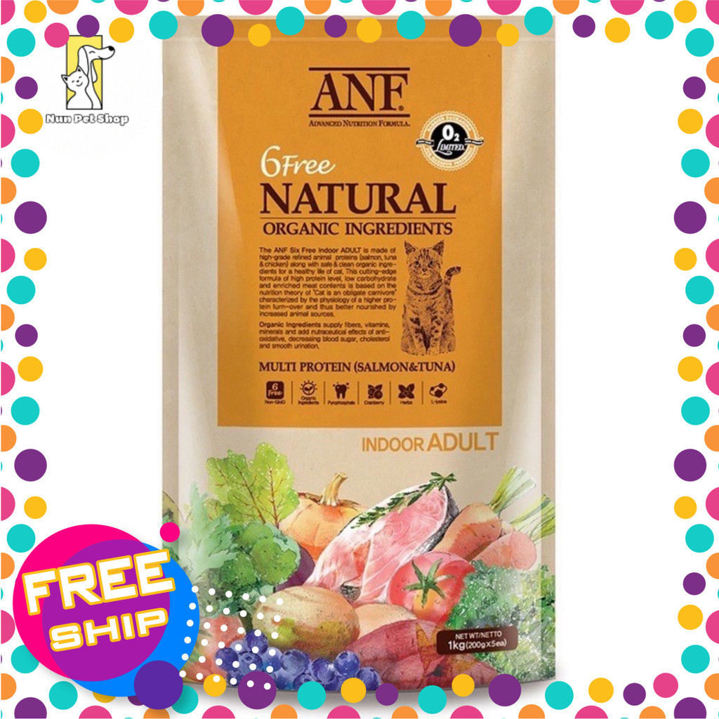 Bao 6kg ANF 6Free Indoor Adult Mèo lớn 🎉🎉