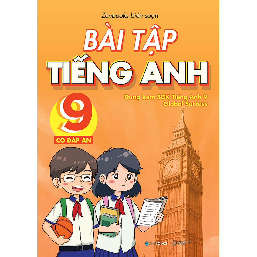 Sách - Bài tập tiếng Anh lớp 9 - Có đáp án (dùng kèm SGK Tiếng Anh 9 Global Success)