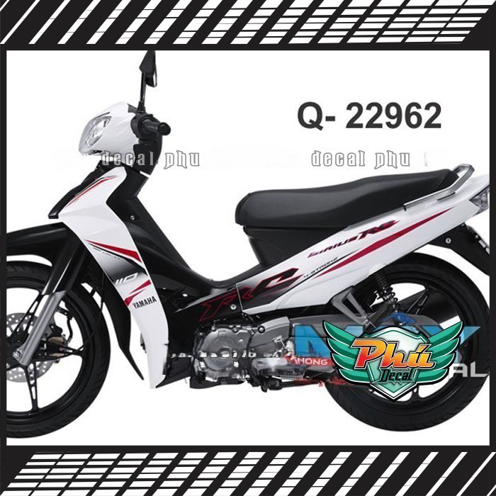 Tem rời Sirius RC 2019 trắng đen
