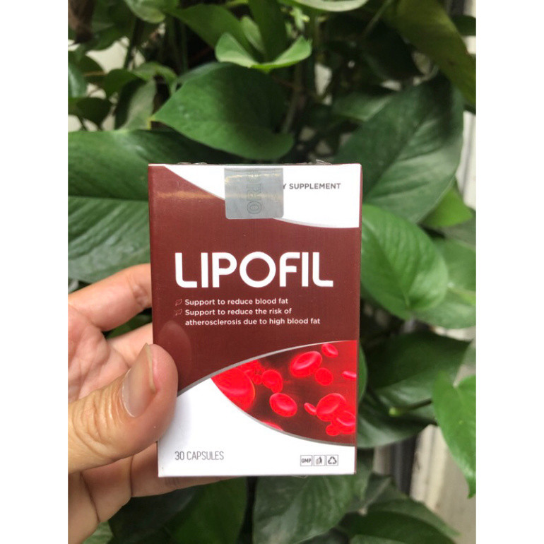 Viên uống Lipofil hỗ trợ mỡ máu
