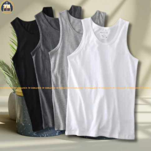 Áo Tanktop nam TN TANNGUYEN áo ba lỗ nam chất thun cotton co giản thấm hút tốt, thể thao tập gym mặc nhà
