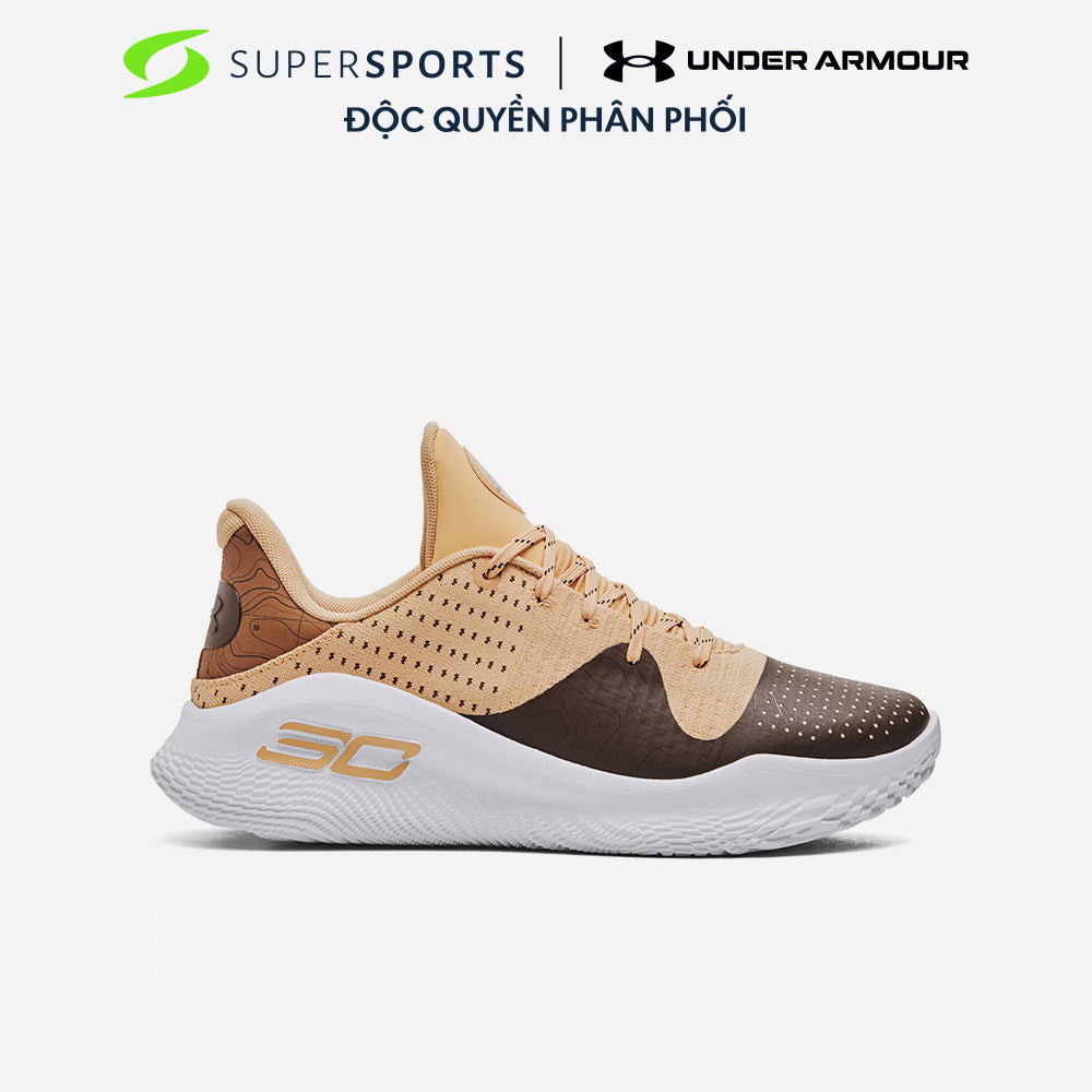 Giày Bóng Rổ Unisex Under Armour Curry 4 Low Flotro Cc - Vàng  - 3026621-700