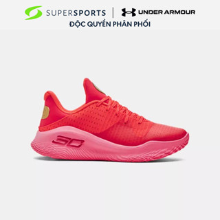 Giày Bóng Rổ Unisex Under Armour Curry 4 Low Flotro - Đỏ  - 3026620-600