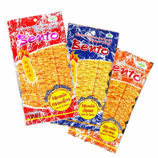 Combo 3 gói Mực Bento gói 6g, Snack Mực Bento Thái Lan  đủ 3 vị, Ăn Vặt Bé Mầm.