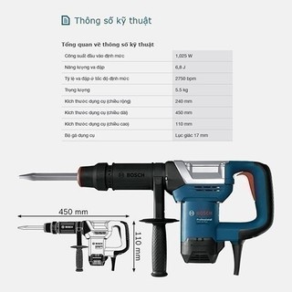 Máy đục phá Bosch GSH 500