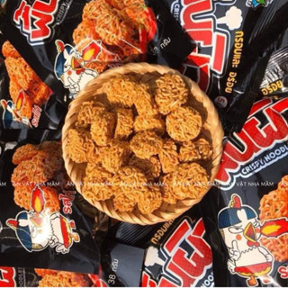 Nguyên bịch 12 gói mì tôm vị gà cay Thái Lan, mì tôm trẻ em vị gà cay Thái Lan, Ăn Vặt Bé Mầm.