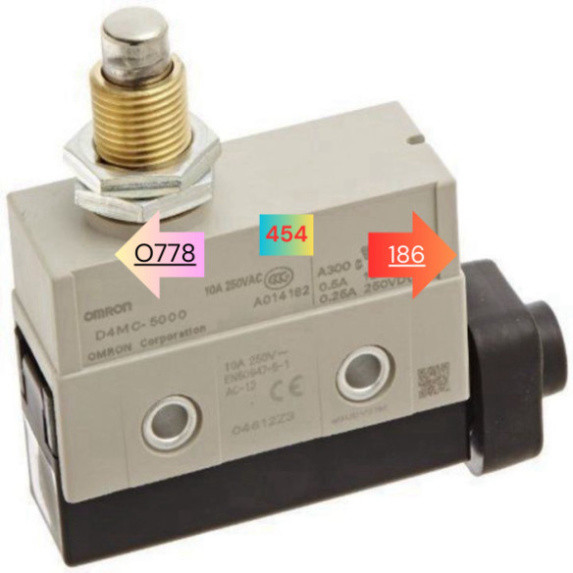 công tắc hành trình omron D4MC-5000