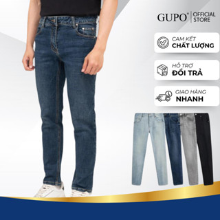 Quần Jean Nam Craft Form Slim fit GUPO chất liệu Denim co giãn cao cấp