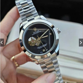  Đồng hồ nam Rolex máy cơ Automatic JAPAN dây đeo khung viền thép nguyên khối kính khoáng cường lực 