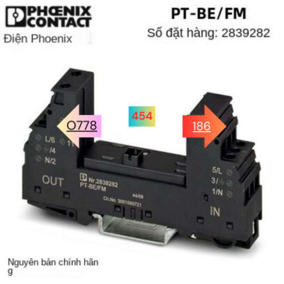 Chống Sét Lan Truyền Phoenix Class 3-PT-BE/FM-2839282 ,phoenix contact