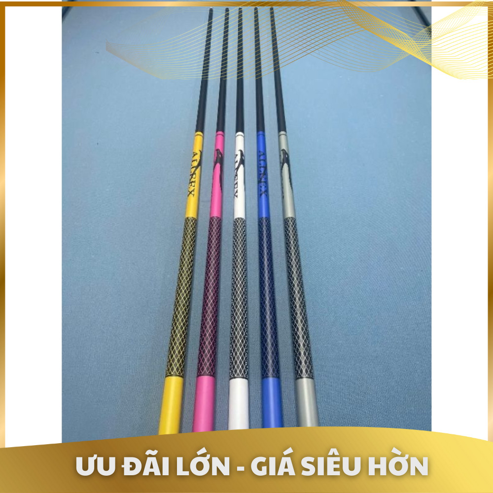 [Aileex] Gậy Bi A, Cơ bida lỗ 1 khúc Carbon Aileex chống cong vênh - Phụ kiện bida giá gốc