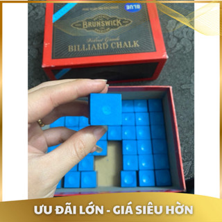  Lơ bida ít bụi bám cao Hộp lơ Brunswich Hộp 144 viên lơ Lơ bida ít bụi bám cao - Phụ kiện bida giá gốc 