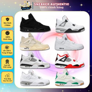 [Chính Hãng] Giày_Air Jordan 4 Retro Phối Đồ Cực Đẹp Dành Cho Nam Nữ Đủ Màu Đủ Size Full Box.