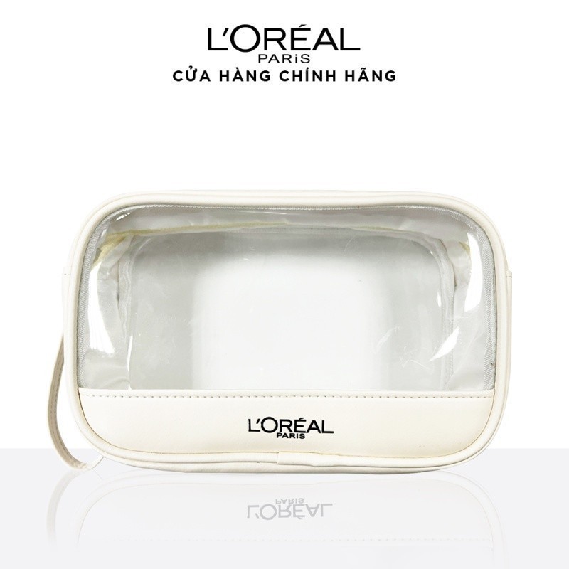 [Quà tặng không bán] Túi đựng đồ make up màu trong L'oreal Paris
