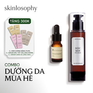 Combo Dưỡng Da Mùa Hè: Dầu Dưỡng Enriched Youth Oil, Pre-serum Độc Bản Skinlosophy
