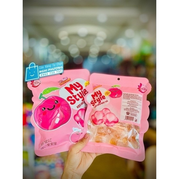 Kẹo dẻo My Style bóc vỏ vị đào 120g
