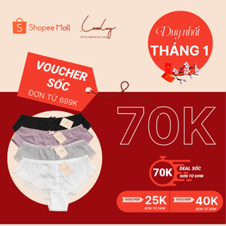 Quần lót nữ LAMLUY thiết kế nửa mông gợi cảm, mềm mại, không đường may 1Q2426