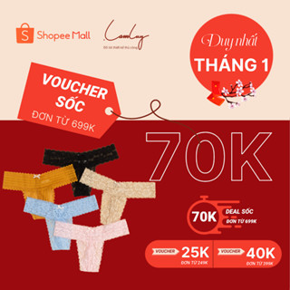 Quần lót nữ, quần lọt khe LAMLUY thiết kế ren mềm mịn, gợi cảm