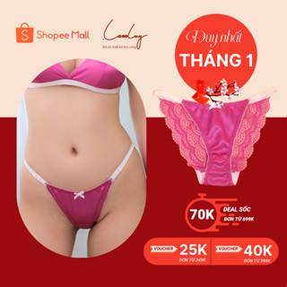 Quần lót nữ LAMLUY dây lụa 1Q03NM