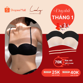 Áo ngực không gọng LAMLUY thiết kế bra quây, chống tuột không dây 1A31NM