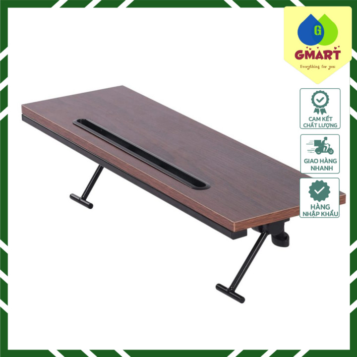 GMart - Kệ gỗ treo màn hình làm việc Wood Monitor Top Shelf