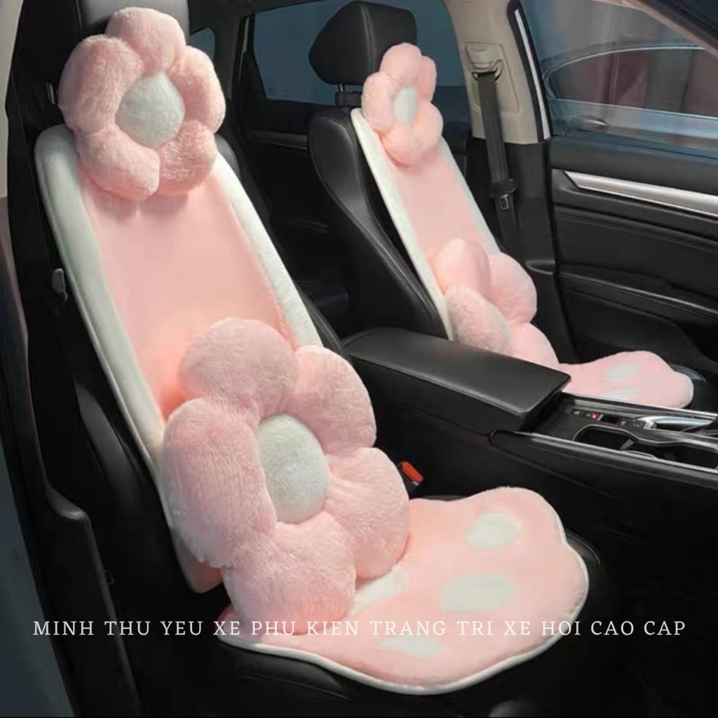 Bộ lót ghế/gối tựa bông hoa