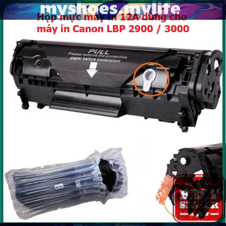 𝗠𝗬 𝗦𝗛𝗢𝗘𝗦 𝗠𝗬 𝗟𝗜𝗙𝗘 .̷ ̷  Hộp mực máy in Canon LBP 2900, 3000, Cartridge Canon 303 loại 1 in rất Đậm, s