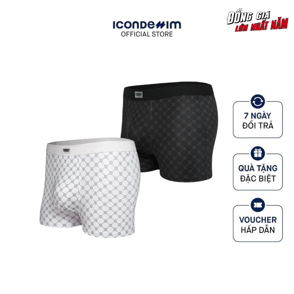 Quần Boxer ICONDENIM Brandname Pattern BXID0021