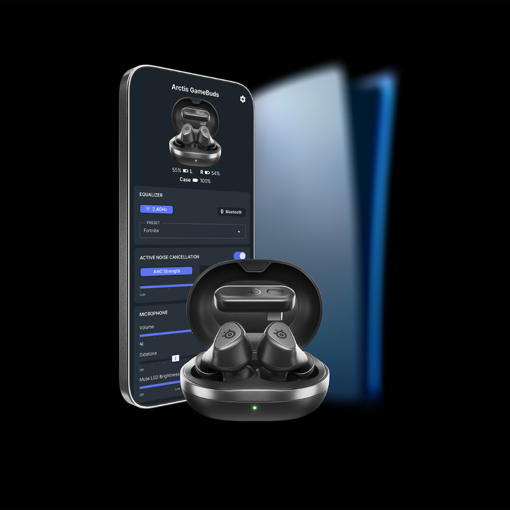 Tai nghe gaming không dây TWS SteelSeries Arctis GameBuds Pin 10 giờ chống ồn chủ động ANC tùy chỉnh âm thanh Sonar EQ | BigBuy360 - bigbuy360.vn