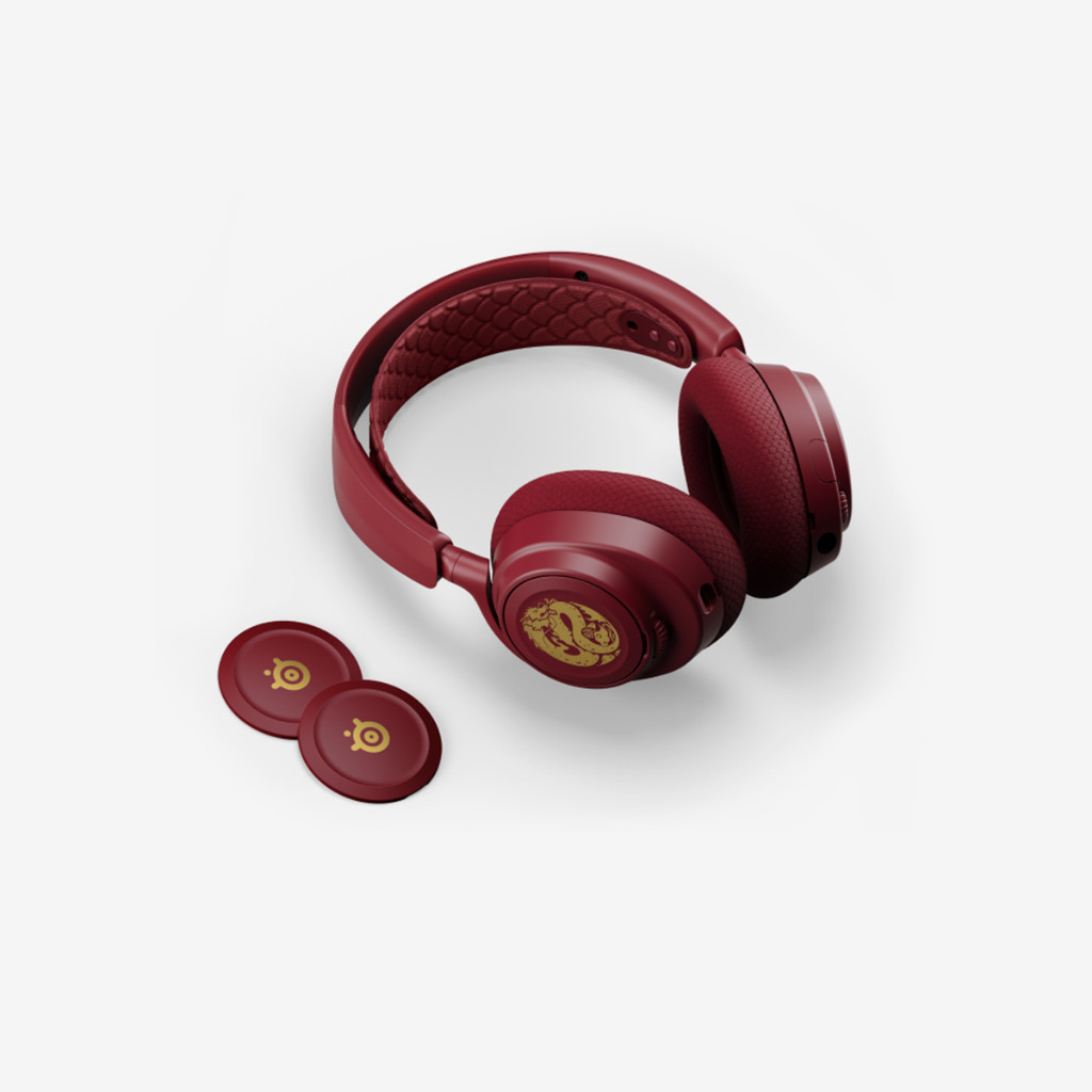 Tai nghe chụp tai bluetooth SteelSeries Arctis Nova 7 Wireless Dragon màu đỏ vàng - Phiên bản giới hạn - Bảo hành 1 năm | BigBuy360 - bigbuy360.vn
