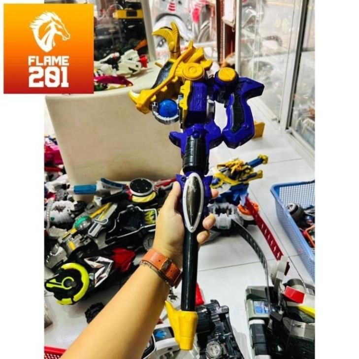 [HCM] Đồ chơi siêu nhân Dx Power Rangers Uchu Sentai Kyuranger Kyutama Ryu Changer