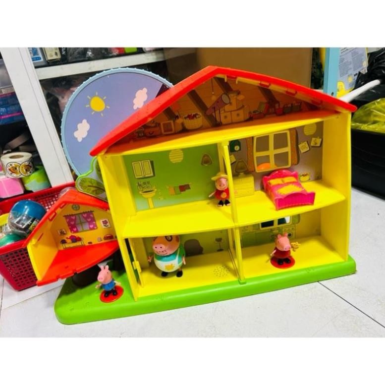 [HCM] Đồ chơi nhà Heo Peppa Pig Peppa's Playtime to Bedtime House ( có dùng pin)