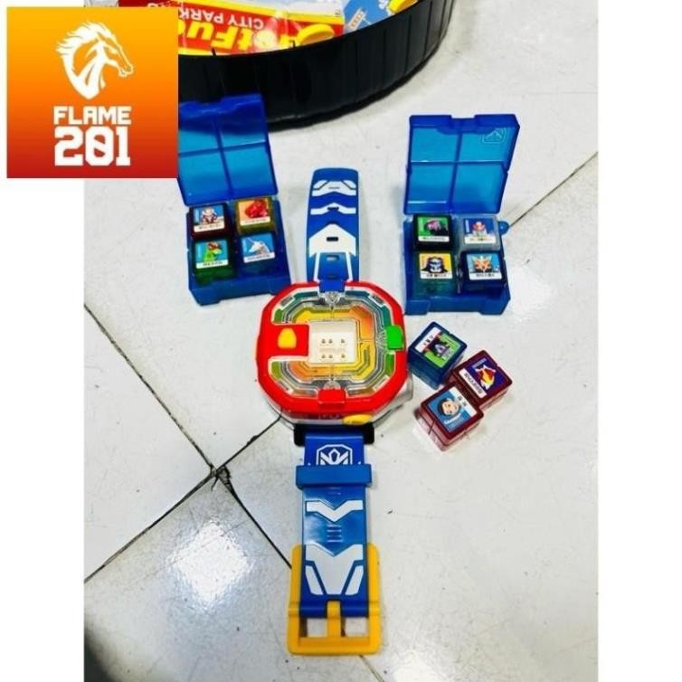 [HCM] Đồ chơi đồng hồ biến hình Hello CARBOT Cube Watch Ver.3 Toy Playset with Cube Pack chính hãng