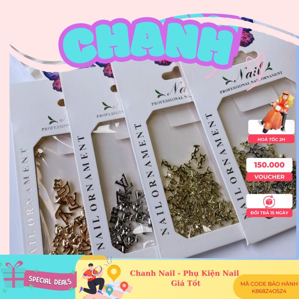 Set Charm Phụ Kiện Gắn Móng CHANH NAIL