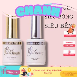 Base Top IGEL siêu bóng, siêu bền, base top mỹ USA Chanh Nail