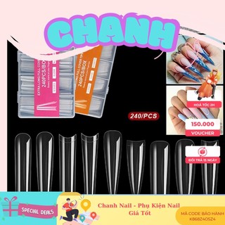  Móng Úp SIÊU DÀI Móng TIP Siêu Dài Up Nối Móng Nail Phom Vuông CHANH NAIL 