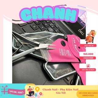 Kềm Cắt Da, Kìm cắt khoé móng chết Cao Cấp VIA SECERT, Kiềm cắt da chết bán nguyệt nhặt da tay, kiềm cắt da D01