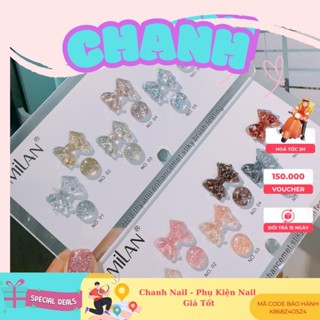 SET SƠN Gel MILAN 6 Màu THạch Nhũ Xà Cừ SIÊU HOT.CHANH NAIL