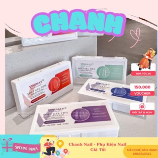 Móng Úp VINIMAY , Móng Up Nail Đủ Phom, Bầu, Nhọn, Oval, Thang, Vuông, Hạt Na, Chuẩn Phom Mỏng Dẻo 552 Móng CHANH NAIL