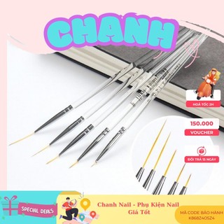  Cọ Vẽ Nét OPI  Cọ Râu Kẻ Thẳng Lông Mềm Vẽ Móng Siêu Mảnh Nét Nhỏ CHANH NAIL 